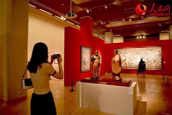 藝匯絲路 藝術(shù)展在中國美術(shù)館盛大開幕，舞臺藝術(shù)造型策劃亮點(diǎn)紛呈